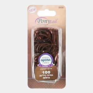 GOODY 100 גומיות סיליקון חום גדולות