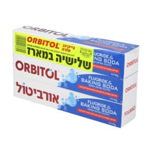 אורביטול משחת שיניים סודה שלישיה