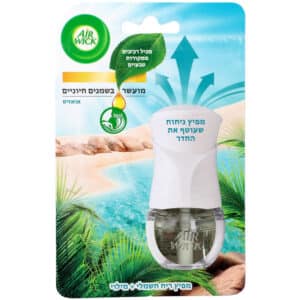 אייר וויק מכשיר + מילוי זכוכית אואזיס