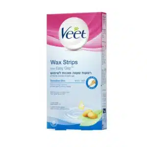 VEET רצועות שעווה לעור רגיש 12 יח'