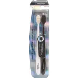 PHARMA DENT מברשת שיניים עם סיבים רכים במיוחד זוג