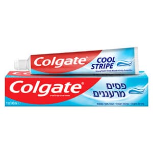 קולגייט משחה אדומה פסים מרעננים 100 מל