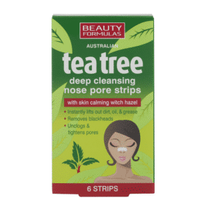 TEA TREE BEAUTY FORMULASרצועות לניקוי והסרת שחורים מהאף 6 יחידות