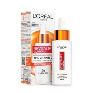 לוריאל סרום לפנים 12% ויטמין C טהור Revitalift Clinical