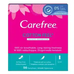 carefree מגן תחתון ללא בישום נורמל-56 יחידות