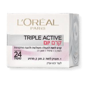 לוריאל קרם פנים פעולה משולשת לעור יבש‏
