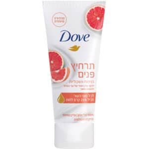 DOVE תרחיץ פנים לכל סוגי העור אשכולית אדומה 180 מ"ל