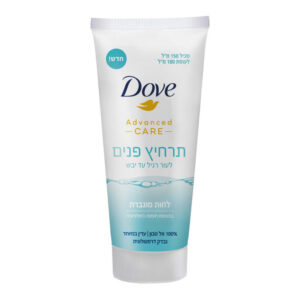 DOVE תרחיץ פנים לעור רגיל עד יבש 150 מ"ל