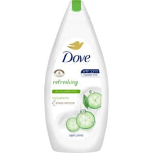 DOVE תחליב רחצה 750 מ"ל תה ירוק ומלפפון