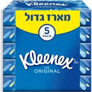 קלינקס אורגינל מגבוני אף חמישיה