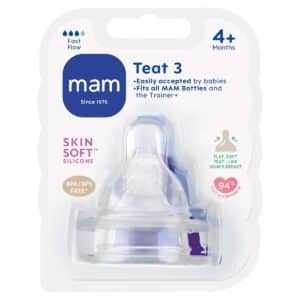 מאמ MAM זוג פטמות שלב +4 זרימה מהירה