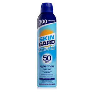 סקין גארד ספריי שקוף לעור רטוב 50 SPF