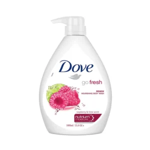 DOVE תחליב רחצה 1 ליטר פטל ולימון משאבה