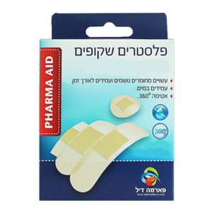 PHARMA AID פלסטרים שקופים 40 יח'