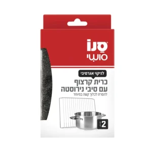 סנו סושי 2 כריות סיבי נירוסטה