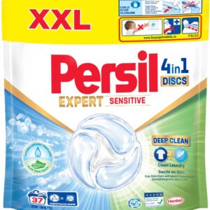Persil פרסיל דיסקס ג'ל Expert Sensitive לעור רגיש עם אלוורה 37 קפסולות