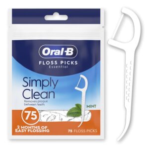 ORAL-B קיסמי חוט דנטלי מרווחים צרים 75 יח'