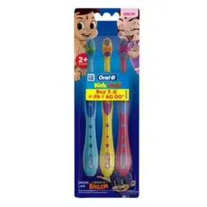 מברשת שיניים אורל בי שלישייה ילדים