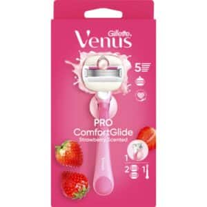 VENUS PRO COMFORTGLIDE STRAWBERRY וונוס מכשיר + סכיני גילוח רב פעמי